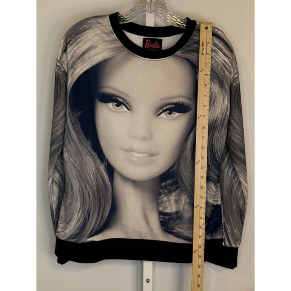 Barbie x Forever 21 Sweatshirt Small — 2014 Collab Barbie Face Graphic Pop Art - Picture 4 of 8